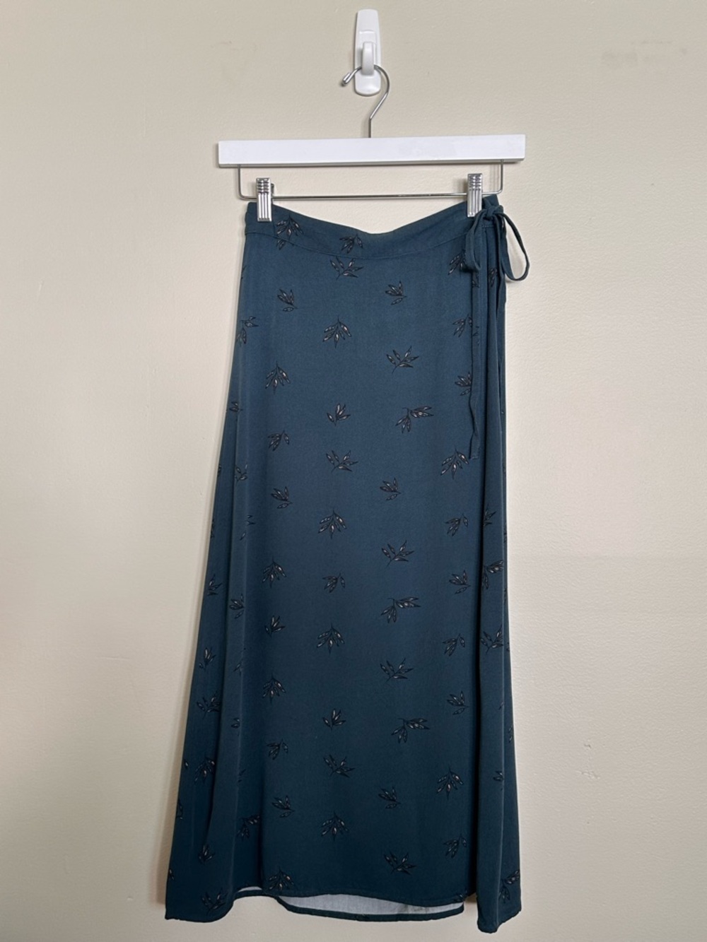 from Rachel Ruby Blue Foliage Wrap Skirt